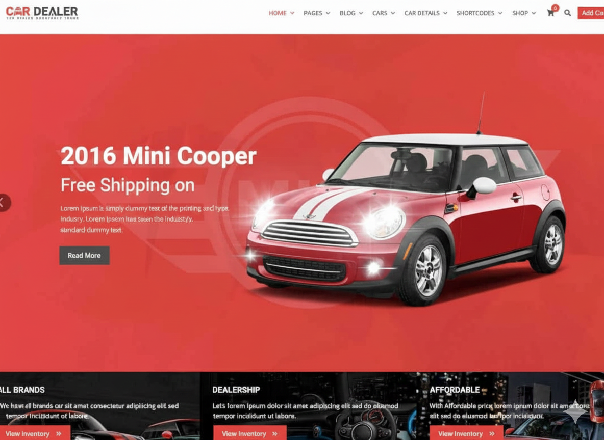 A car buying portal using MERN Stack